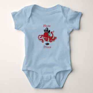 Octopus Pirate Prince Baby Bodysuit Baby Strampler