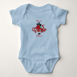 Octopus Pirate Prince Baby Bodysuit Strampler