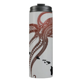 OCTOPUS POLYNESIAN TRIBAL HAWAII INSELN THERMOSBECHER