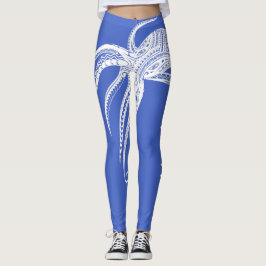 OCTOPUS POLYNESIAN TRIBAL HAWAII Was Leggings