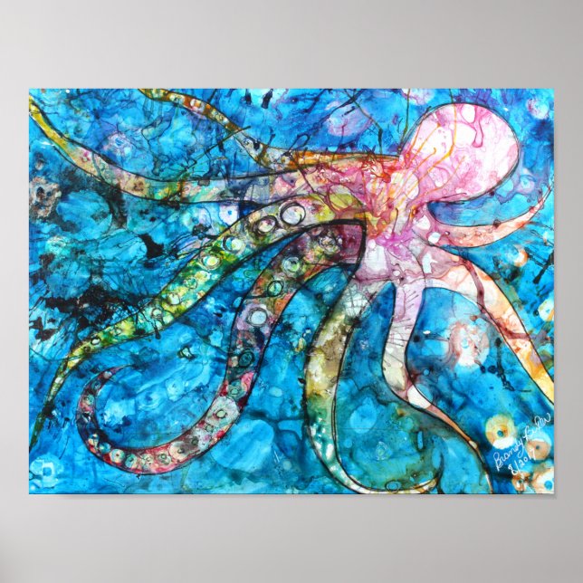 Octopus Poster (Vorne)