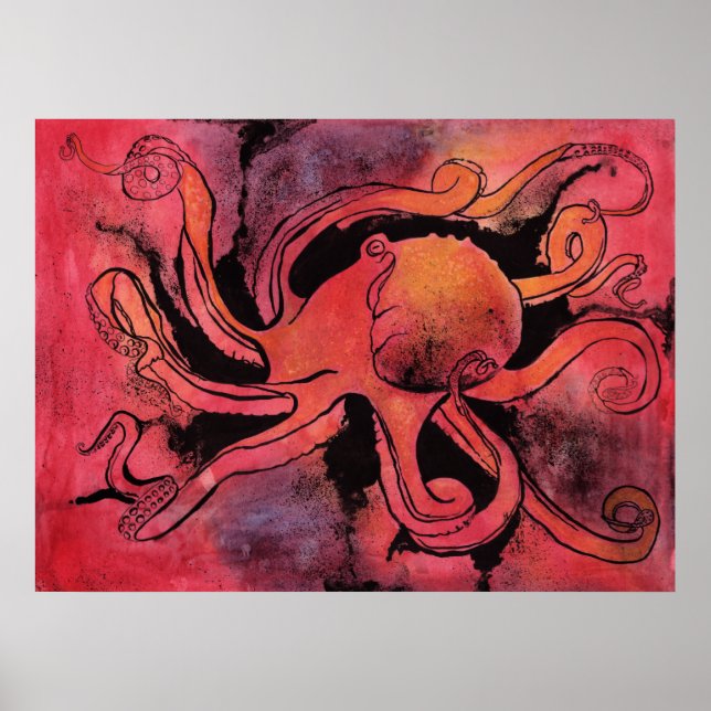 Octopus Poster (Vorne)