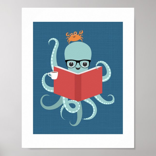 Octopus Poster Print (Vorne)