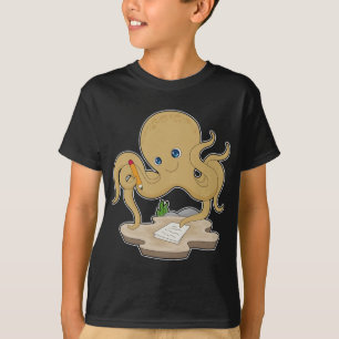 Octopus Pupillenstiftpapier T-Shirt