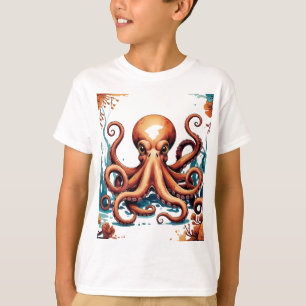 Octopus - Quirky Strong Sea Creation T-Shirt