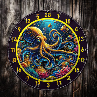 Octopus Reef Adventure Dartboard Dartscheibe