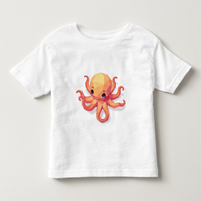 Octopus-Shirt Kleinkind T-shirt (Vorderseite)