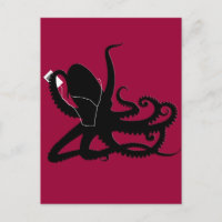 Octopus Sillouette MP3 Werbefläche