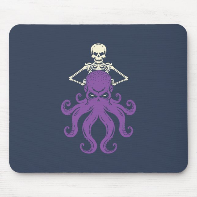 Octopus Skeleton Mousepad (Vorne)