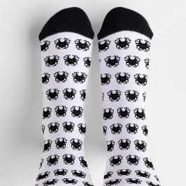 Octopus Socks - B&W - Unisex Socken