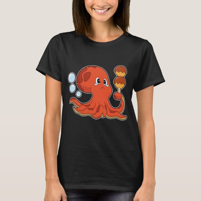Octopus Takoyaki T-Shirt (Vorderseite)