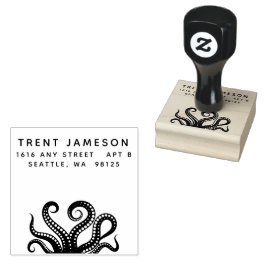 Octopus Tentacles Address Gummistempel