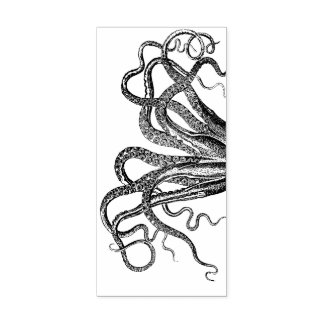 Octopus Tentacles Art Briefmarke Gummistempel