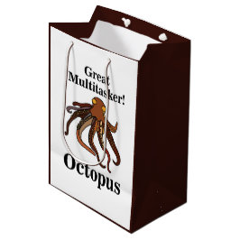 Octopus Tentacles Multitasker Funny Geburtstag Mittlere Geschenktüte