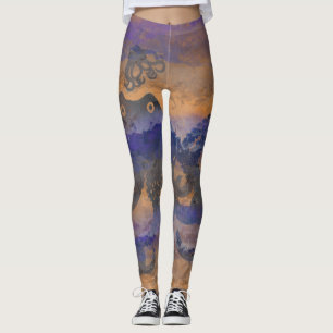 Octopus Tentacles, Orangentint, Leggings