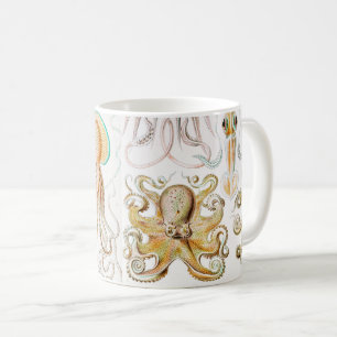 Octopus-Tintenfisch, Gamochonia, von Ernst Haeckel Kaffeetasse