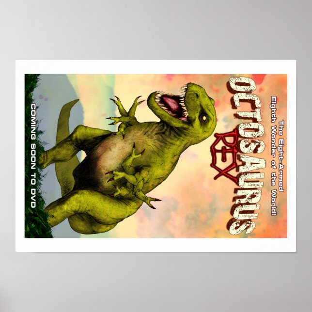 Octosaurus Rex 19" x 13" (Matte) Poster (Vorne)