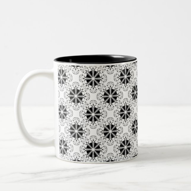 Octoskull Kaffee-Tasse Zweifarbige Tasse (Links)