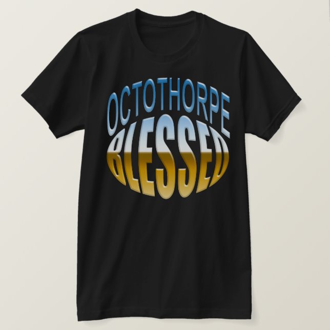 Octothorpe (Hashtag) Gesegnet Sarkastisch  T-Shirt (Design vorne)
