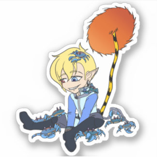 Ocular Ordeal Birthday Crabs Aufkleber