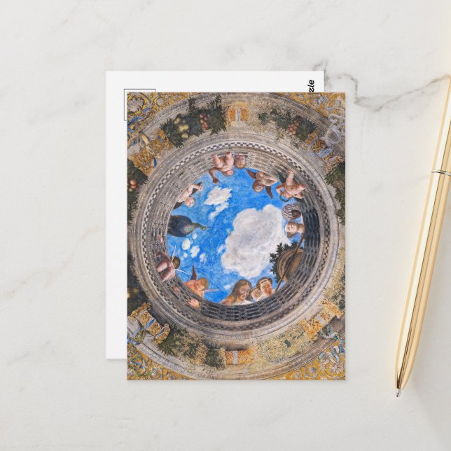 Oculus, Bridal Chamber, Camera Picta Postkarte (Vorderseite/Rückseite Beispiel)