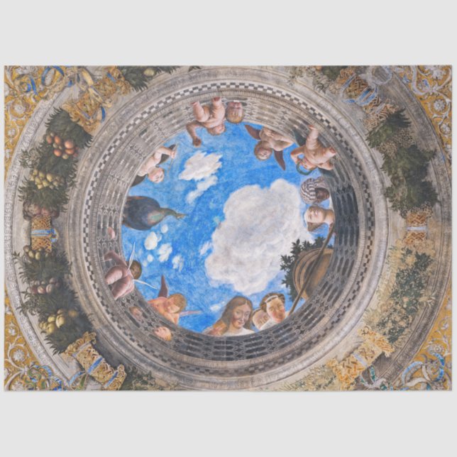 Oculus, Bridal Chamber, Camera Picta Seidenpapier (Vorderseite)