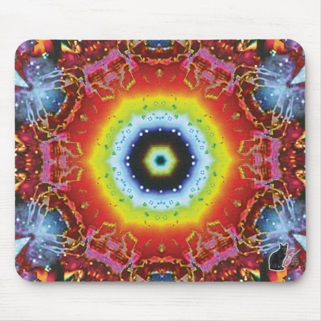 Oculus Kaleidoscope Mouse Pad Mousepad (Vorne)