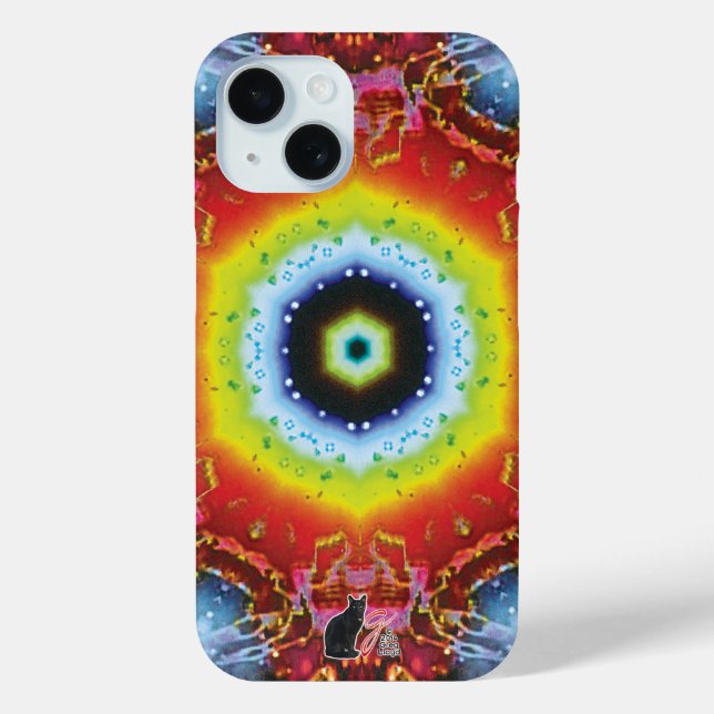 Oculus Kaleidoskop iPhone Case (Rückseite)