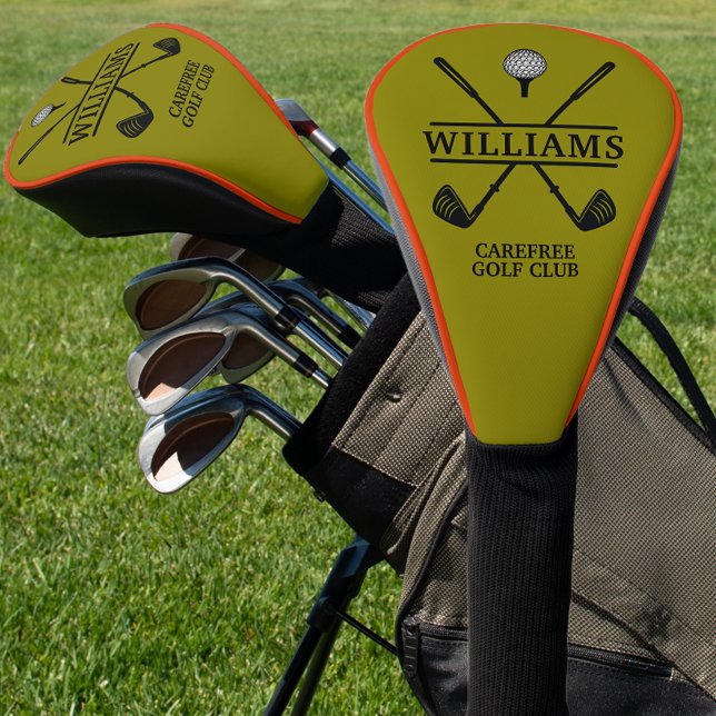 OD Grüne Golfschläger Spieler Name Golfkopfabdecku Golf Headcover (Von Creator hochgeladen)