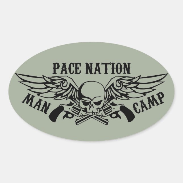 OD Man Camp Aufkleber (Vorderseite)