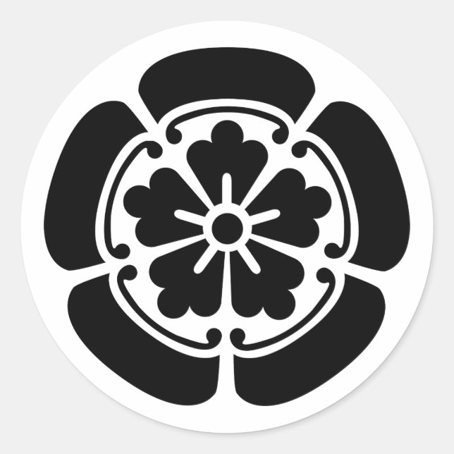 Oda, Japan Runder Aufkleber (Vorderseite)