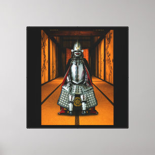 Oda Nobunaga Rüstung Canvas 40x40 Druck Leinwanddruck