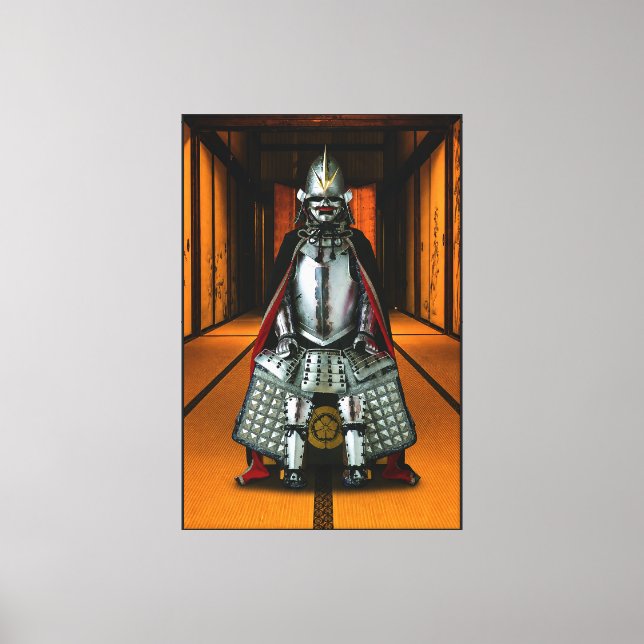 Oda Nobunaga Rüstung Leinwand 40x60 (Vorderseite)
