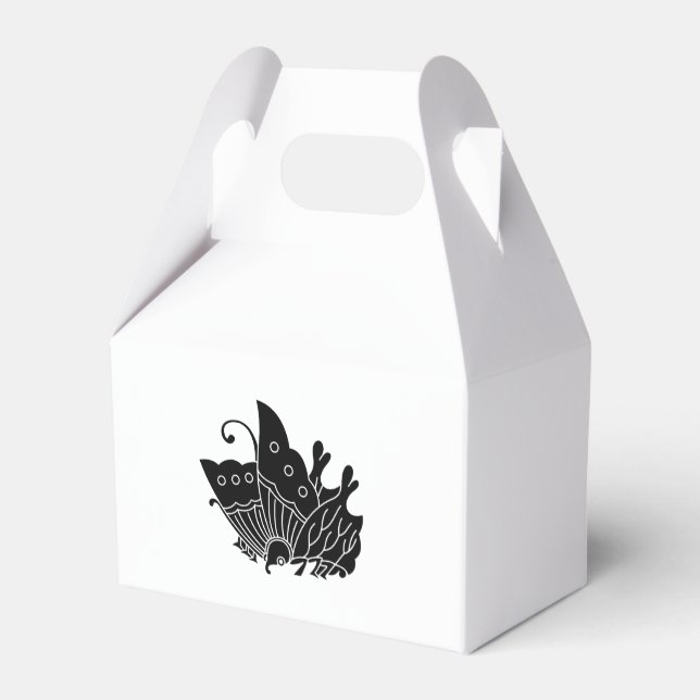 Oda-Schmetterling Geschenkschachtel (Rückseite)