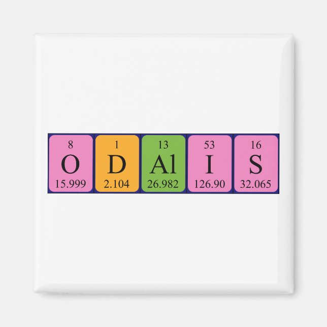 Odalis Periodenmagnet Magnet (Vorne)