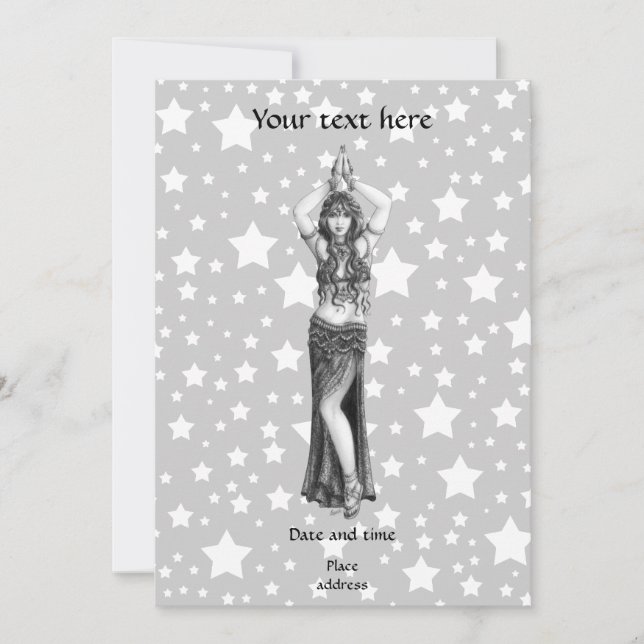 Odalisk Einladung (Vorderseite)