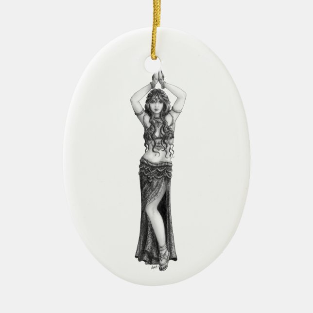Odalisk Keramikornament (Vorne)