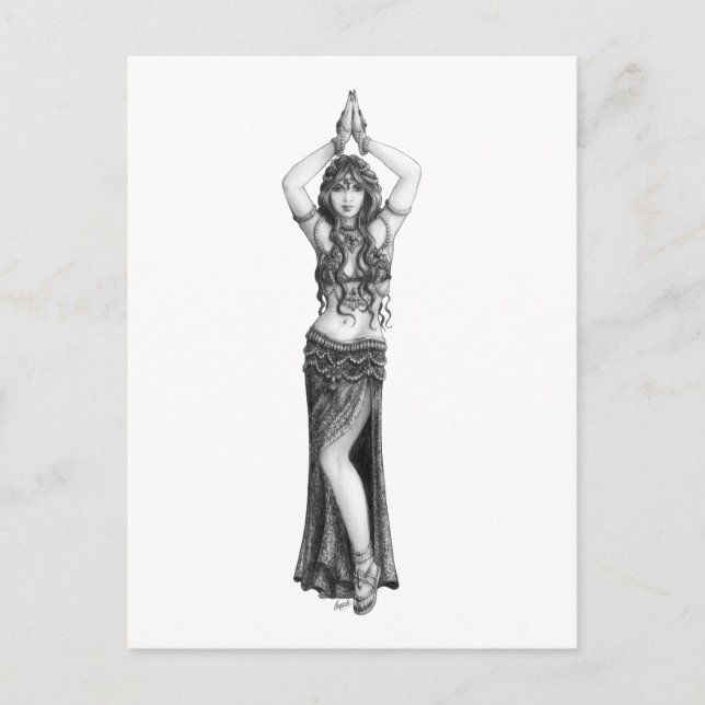 Odalisk Postkarte (Vorderseite)