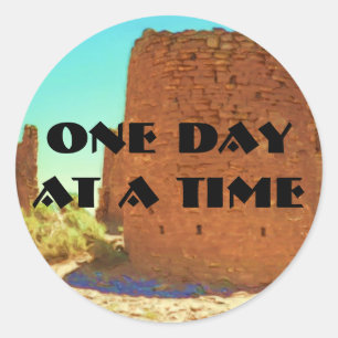 ODAT RUNDER AUFKLEBER