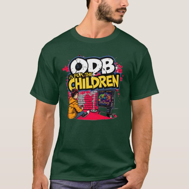 ODB Is for the Children Retro Video Game OlDirtyBa T-Shirt (Vorderseite)