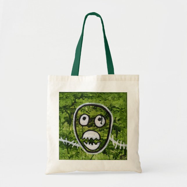 Odd Bone Fellow Goth Horror Skelettin Monster Art Tragetasche (Vorne)