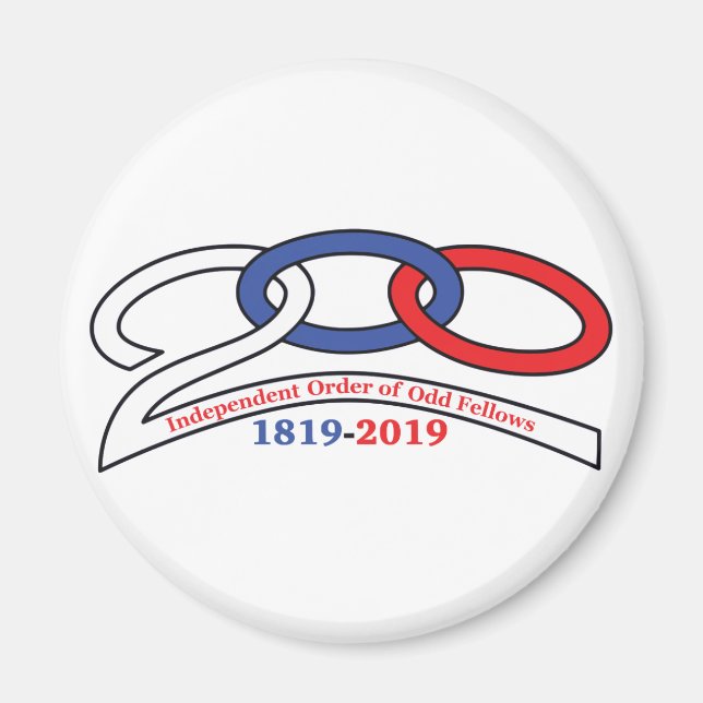 Odd Fellows 200 Links Magnet (Vorne)
