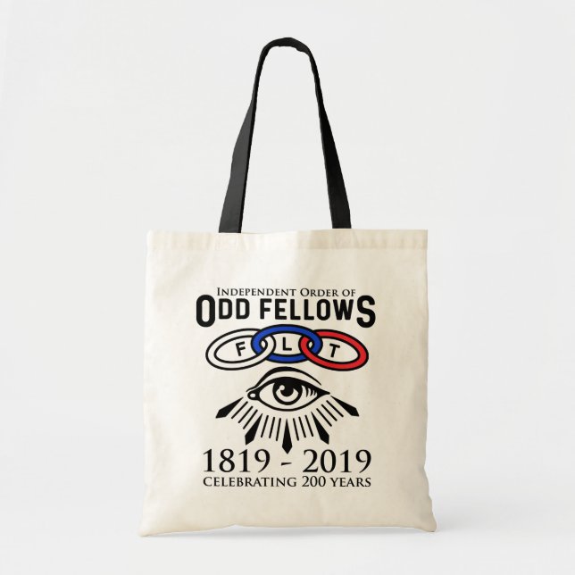 Odd Fellows Links und Eye 200 Jahre Tragetasche (Vorne)