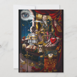 Odd Fellows Symbolic Vanitas Dankeskarte