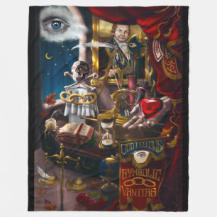 Odd Fellows Symbolic Vanitas Fleecedecke