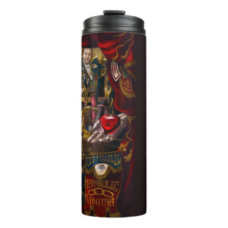 Odd Fellows Symbolic Vanitas Thermosbecher