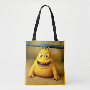 Odd Friends - Happy Yellow Monster Poster