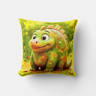 Odd Friends - Niedliches Chubby Dino Poster Kissen