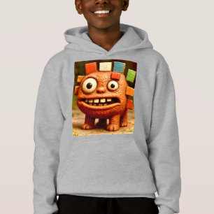 Odd Friends - Rainbow Block Monster Poster Hoodie