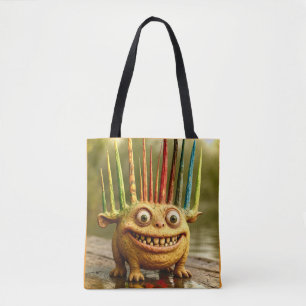 Odd Friends - Rainbow Spikes Monster-Leinwand